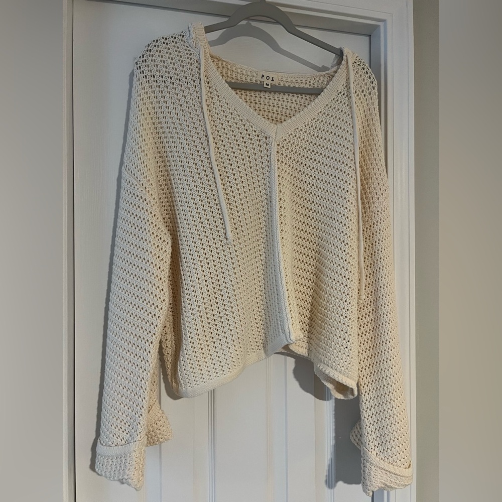 POL Cream Knit Sweater